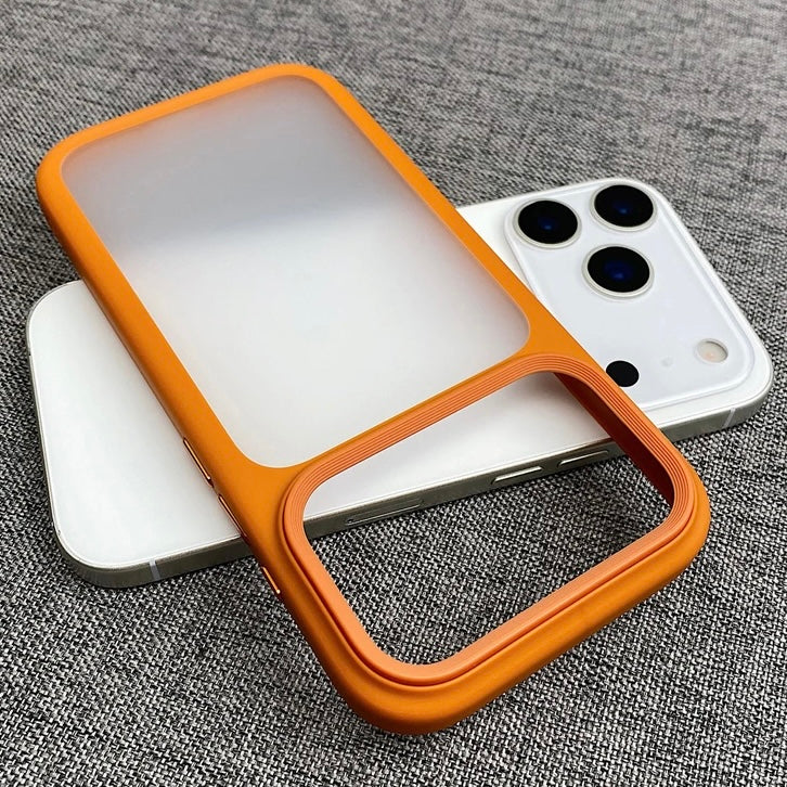 Matte/Transparente Silikon Hülle/Case mit farbigen Akzenten für iPhone 17 Pro, 17 Pro Max | ZITOCASES®