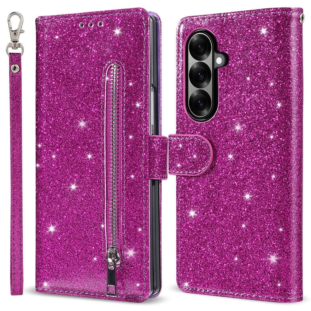 Glitzer Kunstleder Klapphülle/Flipcase für Samsung Galaxy Z Fold 8 Ultra | ZITOCASES®
