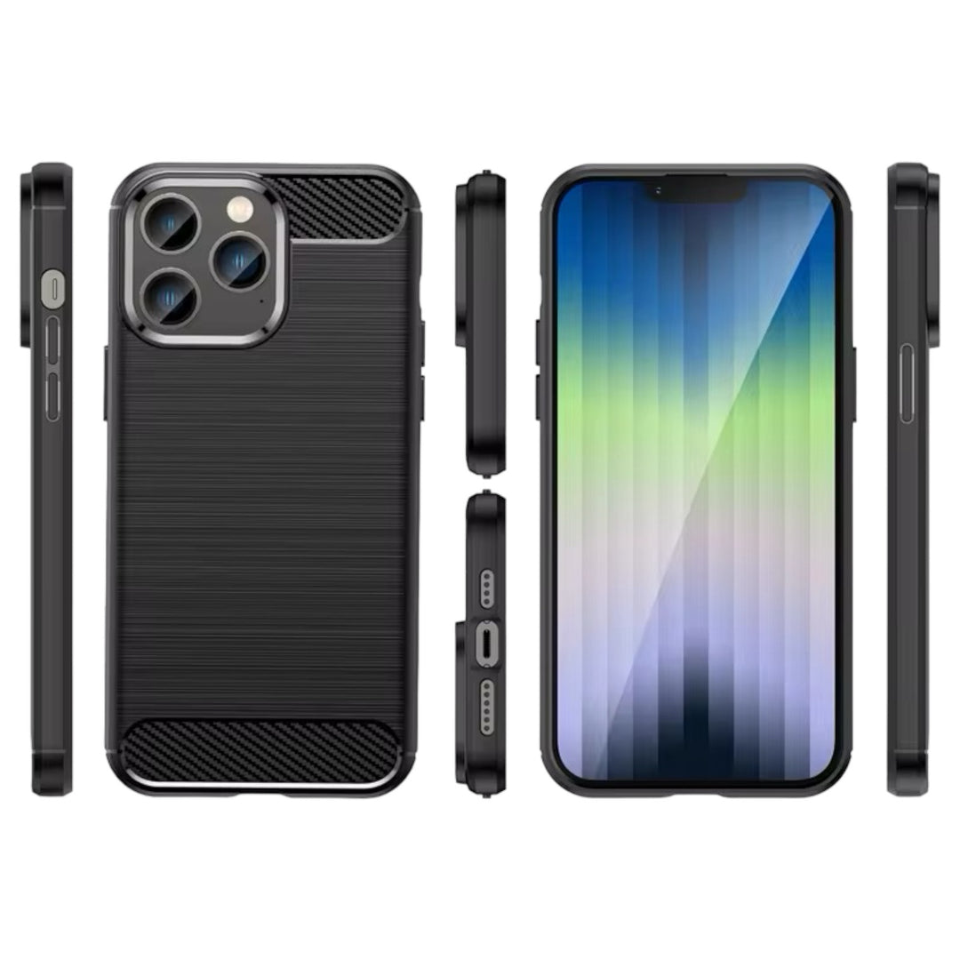 Edle Carbon Akzente Soft Hülle/Case verschiedene Farben für iPhone 16-Serie | ZITOCASES®