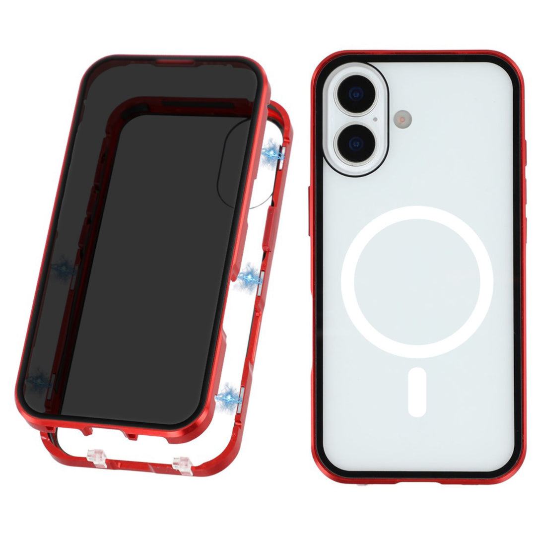 360° MagSafe/Magnet [SICHTSCHUTZ 9H-Glas] Aluminium Vollschutz Hülle/Case für iPhone 17 | ZITOCASES®