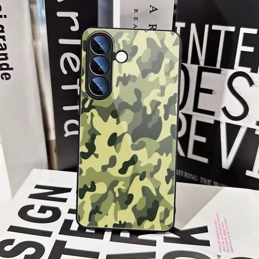 Camouflage Tarnfarben Panzerglas Hülle/Case für Samsung Galaxy S24, S24 Plus, S24 Ultra, S24 FE, S23 FE, S23, S23 Plus, S23 Ultra, S22, S22 Plus, S22 Ultra, S21 FE, S21, S21 Plus, S21 Ultra, S20, S20 Plus, S20 Ultra, S20 FE, S10, Note 20 | ZITOCASES®