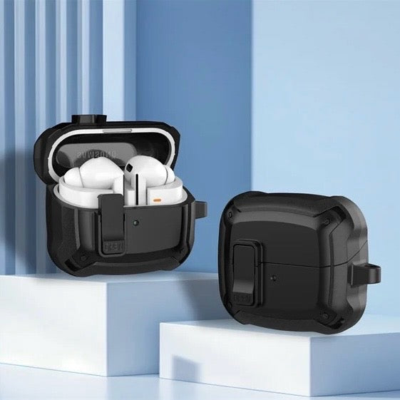 Robuste Outdoor Hülle/Case inkl. Sicherheitsverschluss für Samsung Galaxy Buds 3, 3 Pro | ZITOCASES®