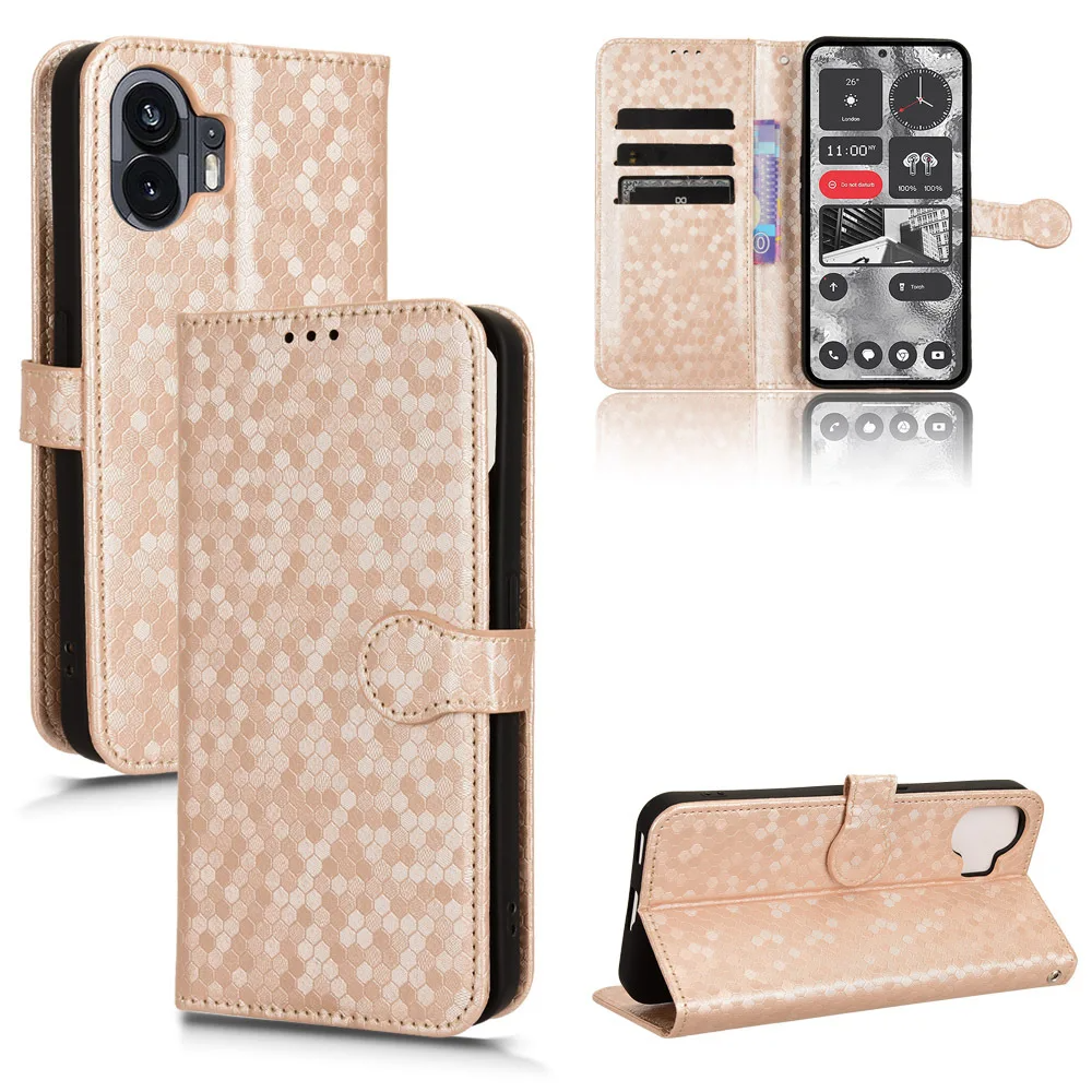 Kunstleder Geometrie-Muster Klapp Hülle/Flip Case für Nothing Phone (3a), (3a) Pro, (2), (2a), (2a) Plus, (1), CMF Phone 1 | ZITOCASES®