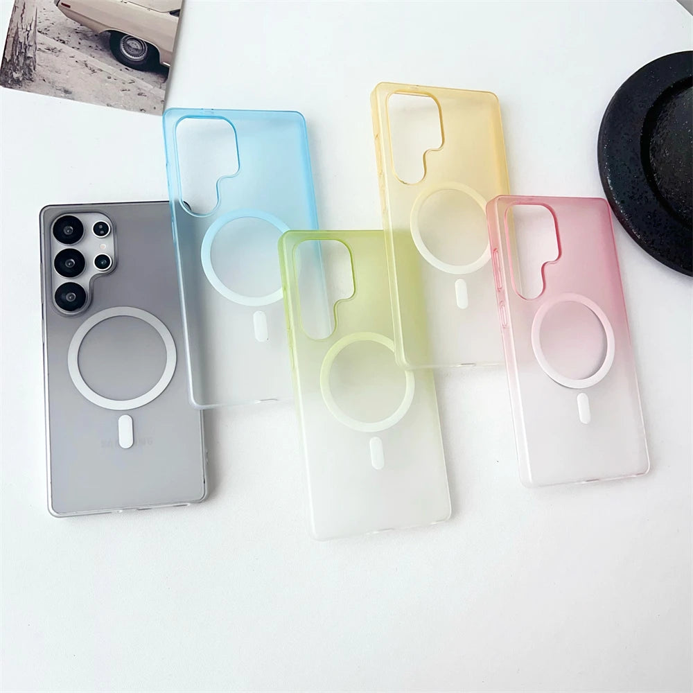 Ultra dünne 0,3mm Matte MagSafe/Magnet Farbverlauf Hülle/Case für Samsung Galaxy S26, S26 Plus, S26 Ultra | ZITOCASES®