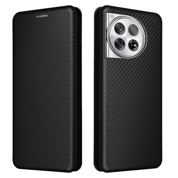 Kunstleder Carbon Klapp Hülle/Flip Case für OnePlus 12R, 12, 11, 10, 9-Serie | ZITOCASES®