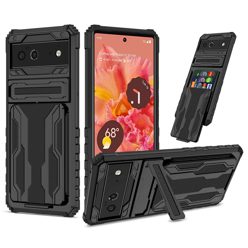 Outdoor Kartenfach Hülle/Case inkl. Ständer/Auflage für Google Pixel 9, 8-Serie | ZITOCASES®