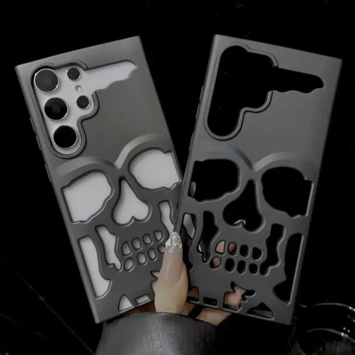 3D Totenkopf/Schädel Hülle/Case für Samsung Galaxy S24, S24 Plus, S24 Ultra, S24 FE, S23 FE, S23, S23 Plus, S23 Ultra, S22, S22 Plus, S22 Ultra, S21 FE, S21, S21 Plus, S21 Ultra, S20, S20 Plus, S20 Ultra, S20 FE, S10, S10 Plus, S10e, Note 20 | ZITOCASES®