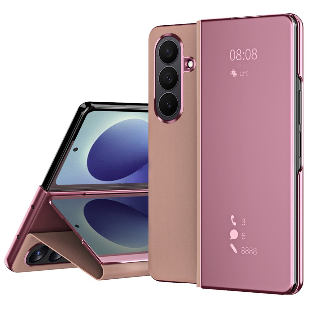 Transparente/Spiegel Kunstleder Klapphülle/Flipcase für Samsung Galaxy Z Fold 8 Ultra | ZITOCASES®