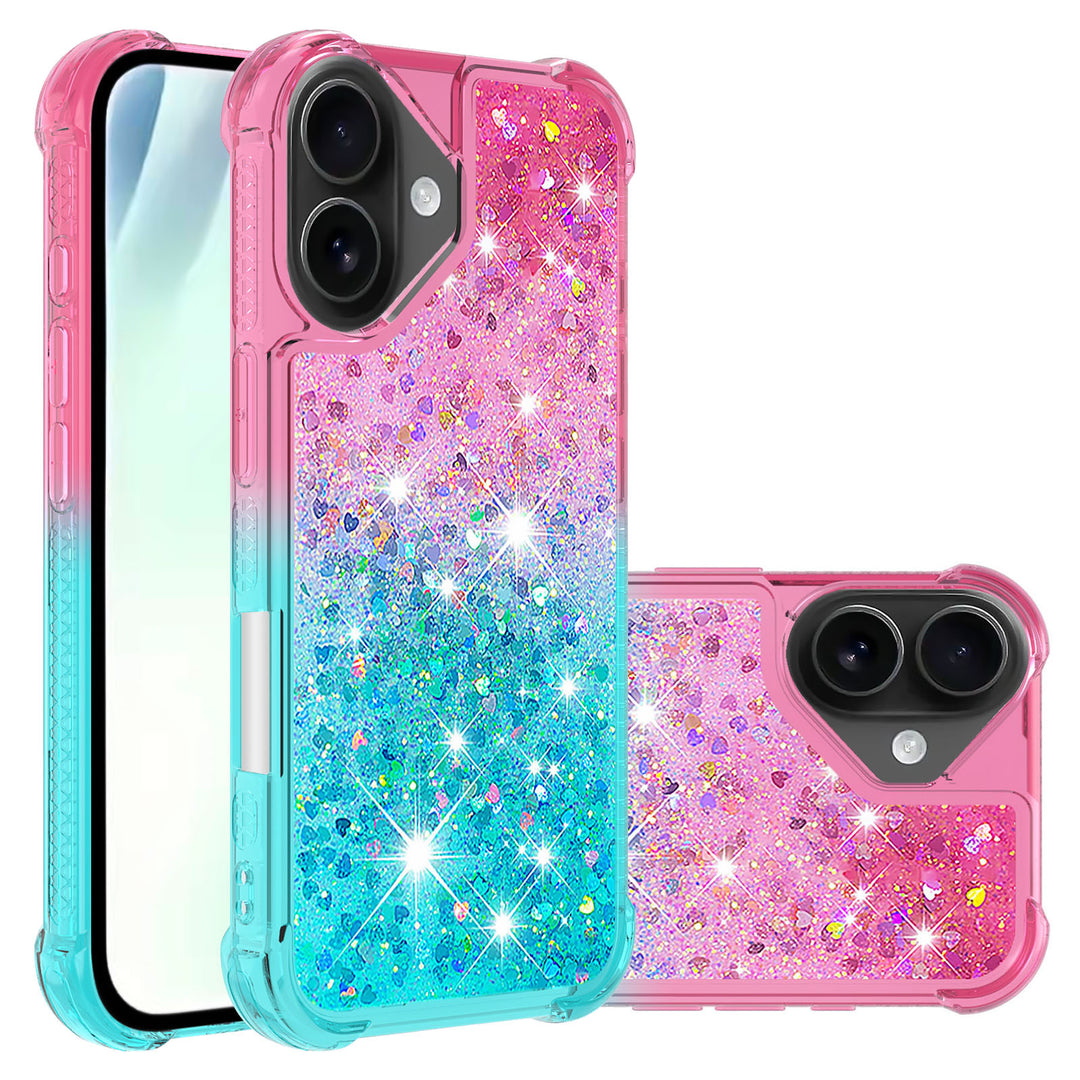 Liquid Schwimmende Glitzer Flakes Hülle/Case für iPhone 17 | ZITOCASES®