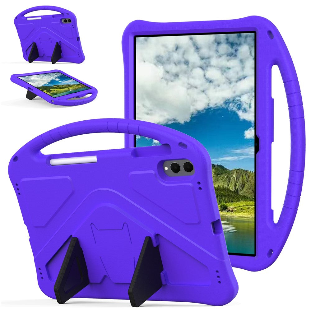 Kinder/Airbag Silikon Hülle/Case mit integriertem Ständer und Griff für Samsung Galaxy Tab S11 Ultra, S11, S10 Ultra, S10 Plus, S10 FE Plus, S10 FE, S10 Lite | ZITOCASES®