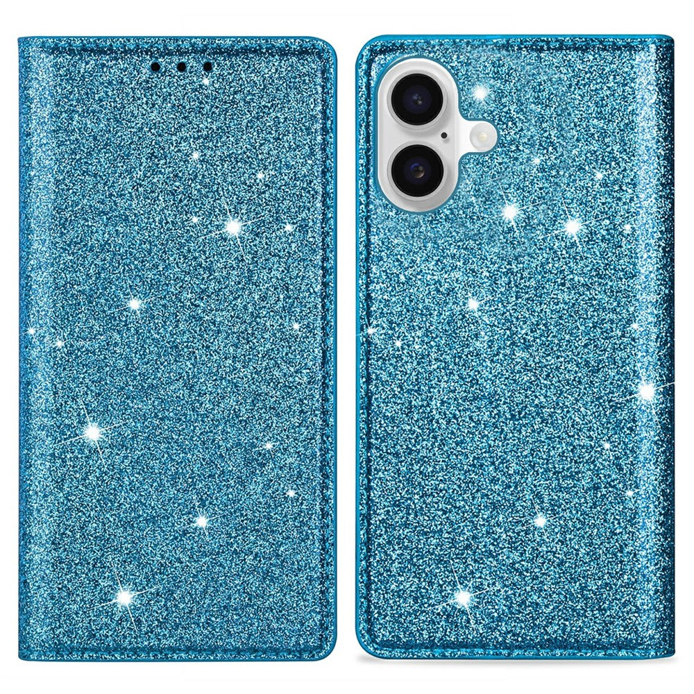 Glitzer Kunstleder Klapp Hülle/Flip Case für iPhone 17 | ZITOCASES®