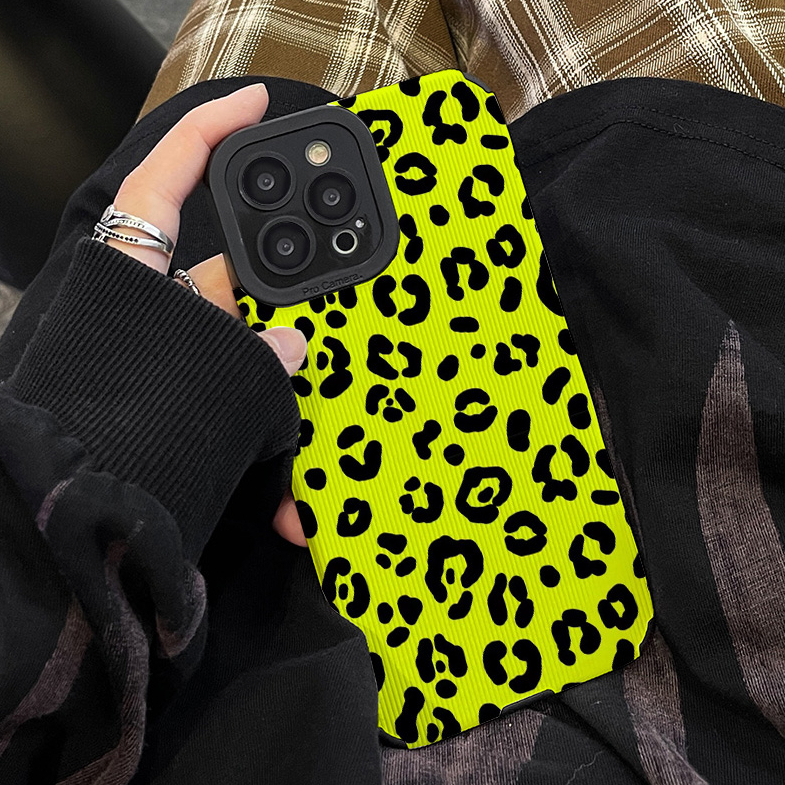 Gestreifte Leopard/Neon Silikon Hülle/Case für iPhone 16, 16 Plus, 16 Pro, 16 Pro Max, 16e, 15, 15 Plus, 15 Pro, 15 Pro Max, 14, 14 Plus, 14 Pro, 14 Pro Max, 13, 13 Pro, 13 Pro Max, 13 Mini, 12, 12 Pro, 12 Pro Max, 12 Mini, SE, 11, 11 Pro, 11 Pro Max | ZITOCASES®