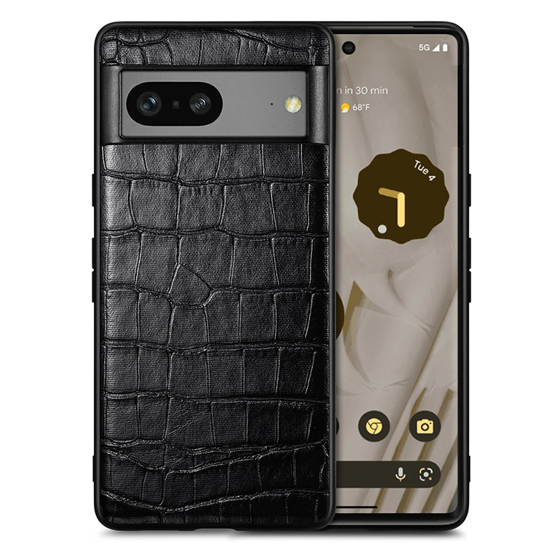 Krokodil-Leder Optik Silikon Hülle/Case verschiedene Farben für Google Pixel 9, 9 Pro, 9 Pro XL, 9A, 8, 8 Pro, 8A, 7, 7 Pro, 7A, 6, 6A, 6 Pro, 5, 4, 4 XL, 4A, 3, 3 Xl, 3A, 3A XL | ZITOCASES®