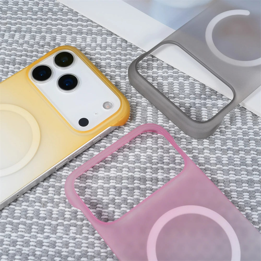 Rahmenlose MagSafe/Magnet Farbverlauf Hülle/Case für iPhone 17 Pro, 17 Pro Max | ZITOCASES®