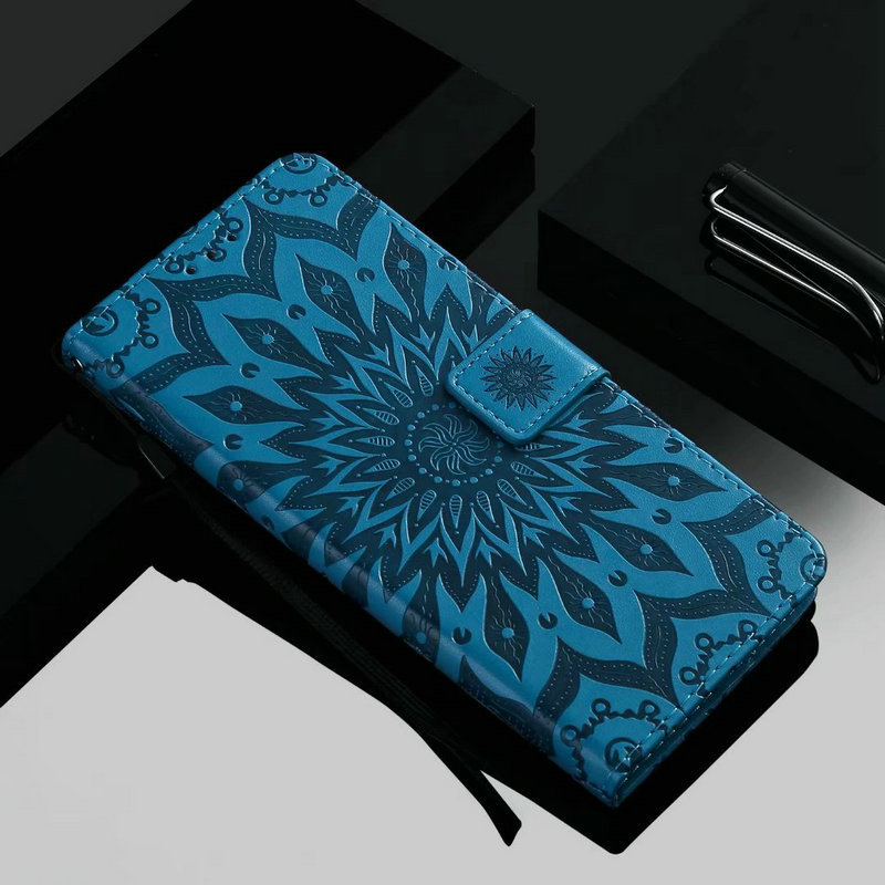 Mandala-Blumen Kunstleder Klapp Hülle/Flip Case für Honor Magic 6, 5, 4-Serie | ZITOCASES®