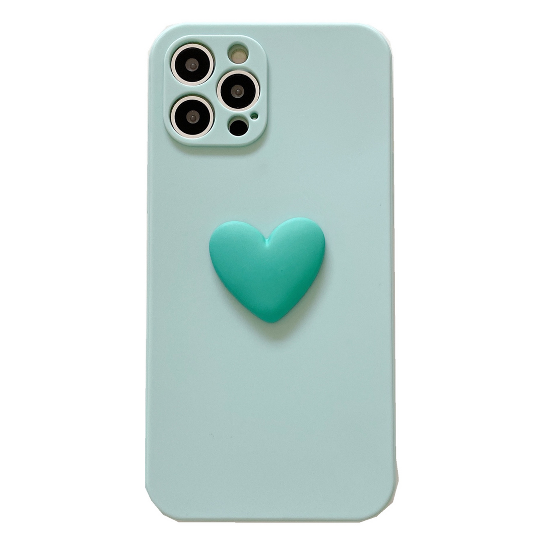 Bunte 3D Herz Soft Hülle/Case für iPhone 16, 15, 14, 13-Serie | ZITOCASES®