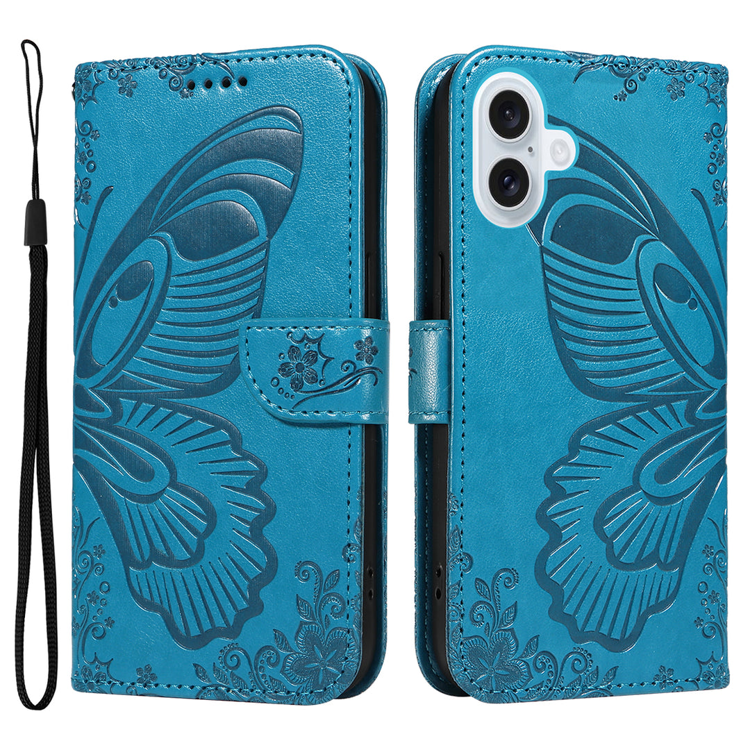 Schmetterling Motiv Kunstleder Klapp Hülle/Flip Case für iPhone 17 | ZITOCASES®