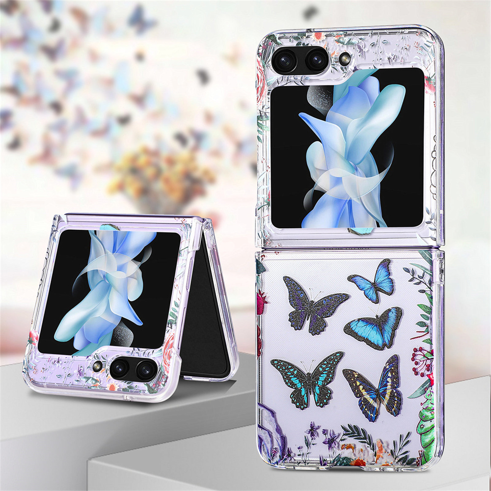 Transparente Schmetterling Hülle/Case für Samsung Galaxy Z Flip 6, 5, 4, 3 | ZITOCASES®