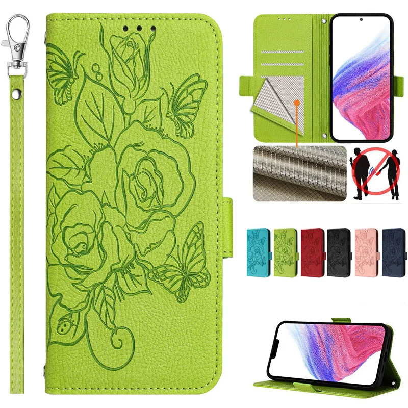 Elegante Rosen Kunstleder Klapp Hülle/Flip Case für  HTC U24 Pro, U23 Pro | ZITOCASES®