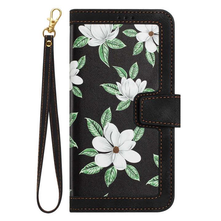 Blumen Retro/Vintage Kunstleder Klapp Hülle/Flip Case für iPhone 16, 16 Plus, 16 Pro, 16 Pro Max, 15, 15 Plus, 15 Pro, 15 Pro Max, 14, 14 Plus, 14 Pro, 14 Pro Max, 13, 13 Pro, 13 Pro Max, 13 Mini, 12, 12 Pro, 12 Pro Max, 12 Mini, SE, 11, 11 Pro | ZITOCASES®