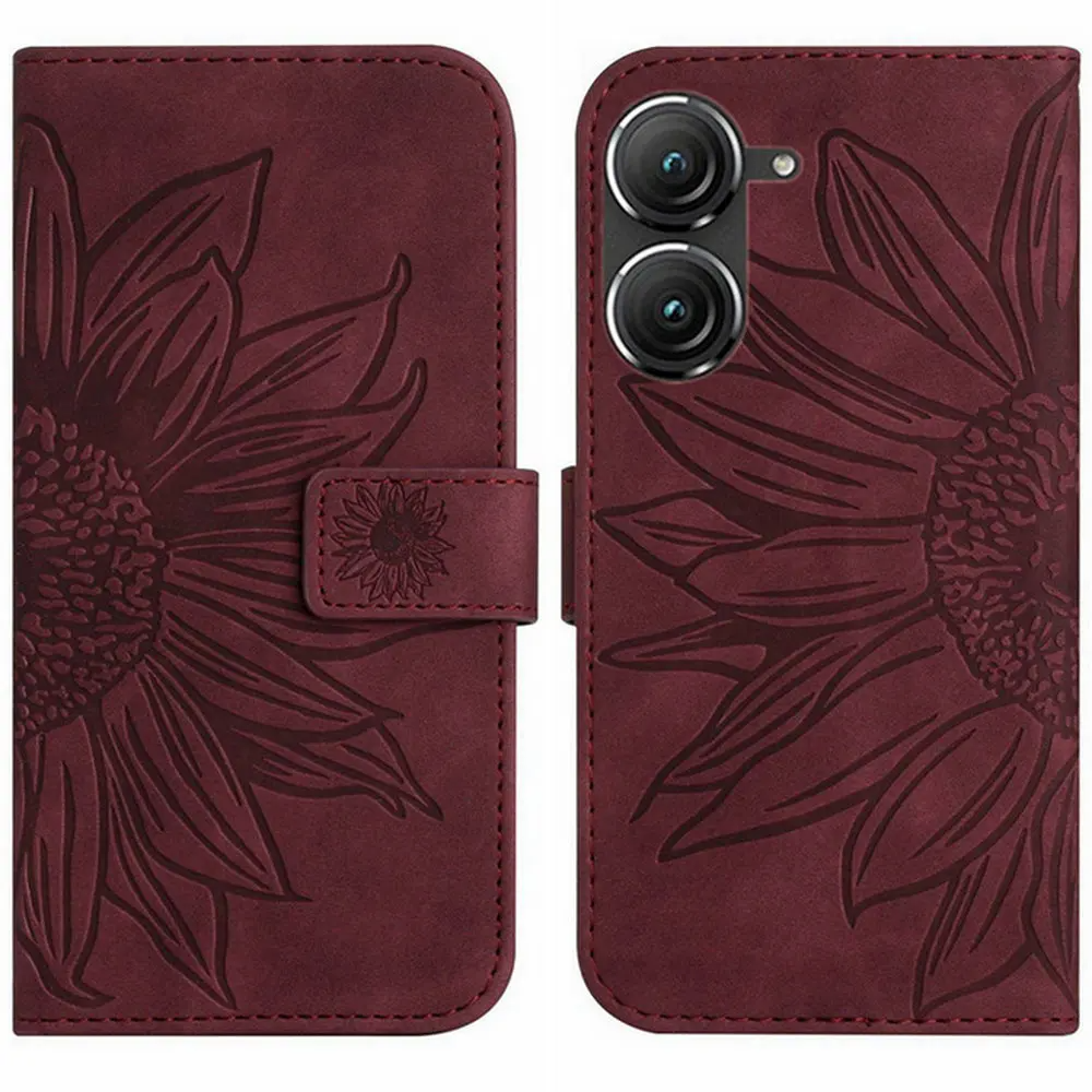 Blumen Kunstleder Klapp Hülle/Flip Case für Asus ZenFone 12 Ultra, 11 Ultra, 10, 9, 8, 7 Pro, 6 | ZITOCASES®