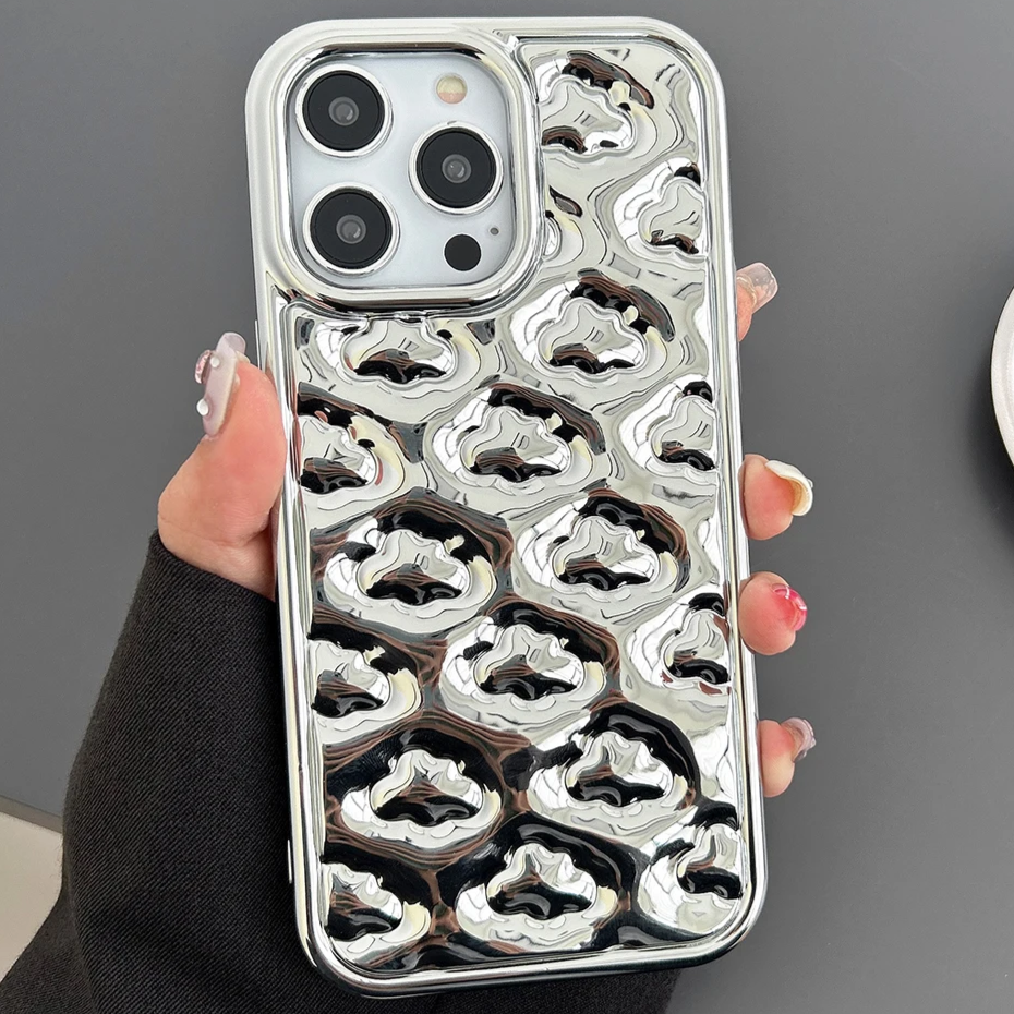 3D Wolken Design Hochglanz/Chrom Hülle/Case für iPhone 16, 16 Plus, 16 Pro, 16 Pro Max, 16e, 15, 15 Plus, 15 Pro, 15 Pro Max, 14, 14 Plus, 14 Pro, 14 Pro Max, 13, 13 Pro, 13 Pro Max, 13 Mini, 12, 12 Pro, 12 Pro Max, 12 Mini, SE, 11, 11 Pro | ZITOCASES®