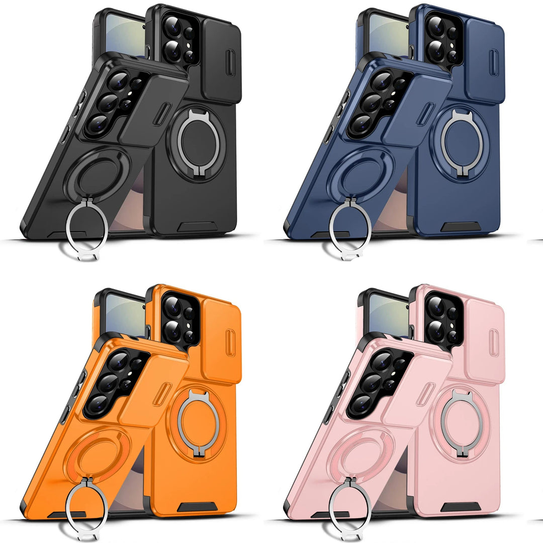 Outdoor MagSafe/Magnet Hülle/Case mit verschiebbarer Kameraabdeckung für Samsung Galaxy S26, S26 Plus, S26 Ultra | ZITOCASES®