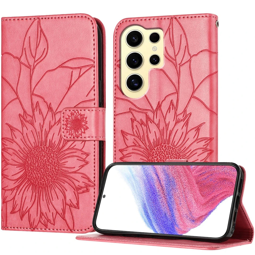 Blumen Kunstleder Klapp Hülle/Flip Case für Samsung Galaxy S26, S26 Plus, S26 Ultra | ZITOCASES®