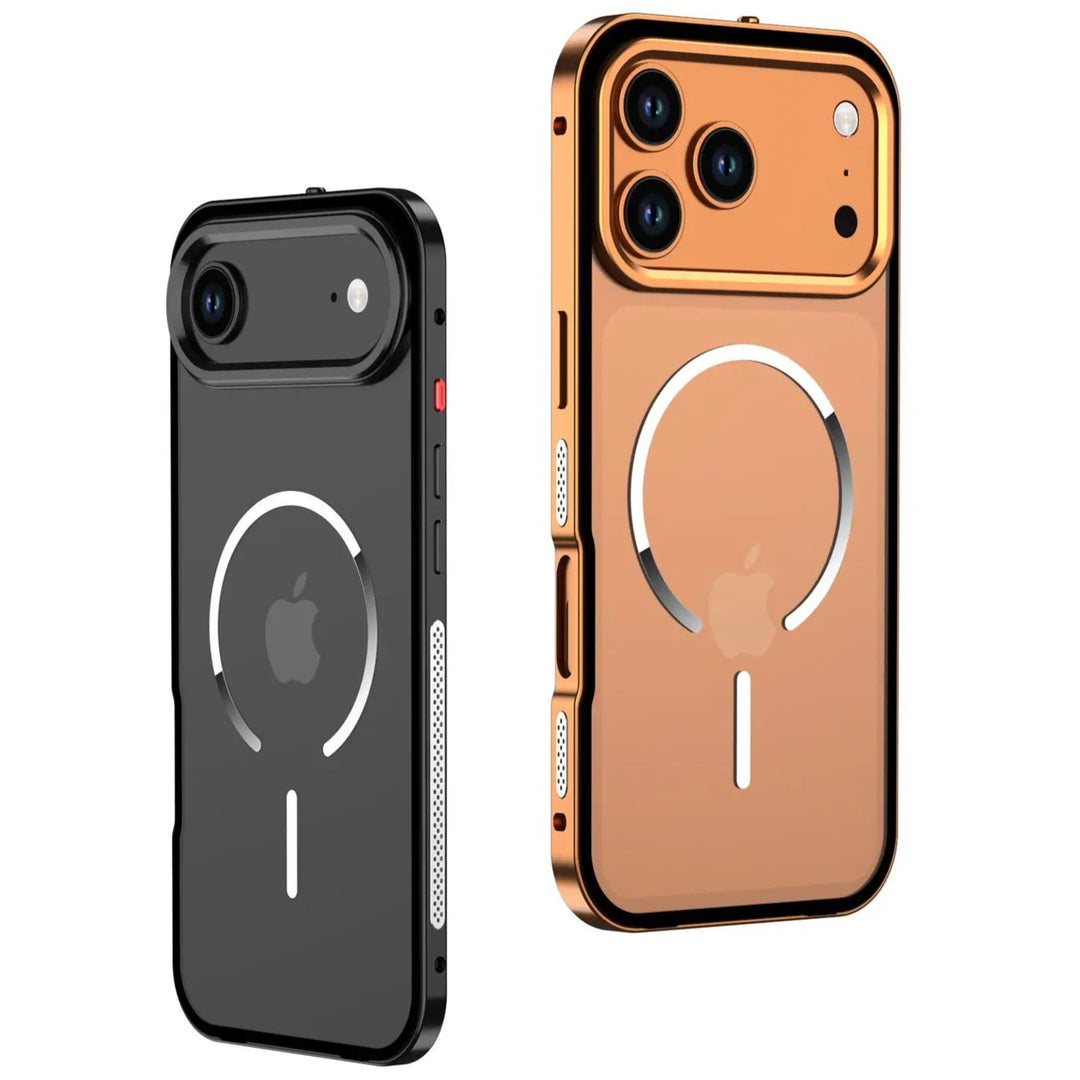 Rahmen/Bumper Aluminium MagSafe/Magnet Hülle/Case inkl. Glas Rückseite für iPhone 17 Pro, 17 Pro Max | ZITOCASES®