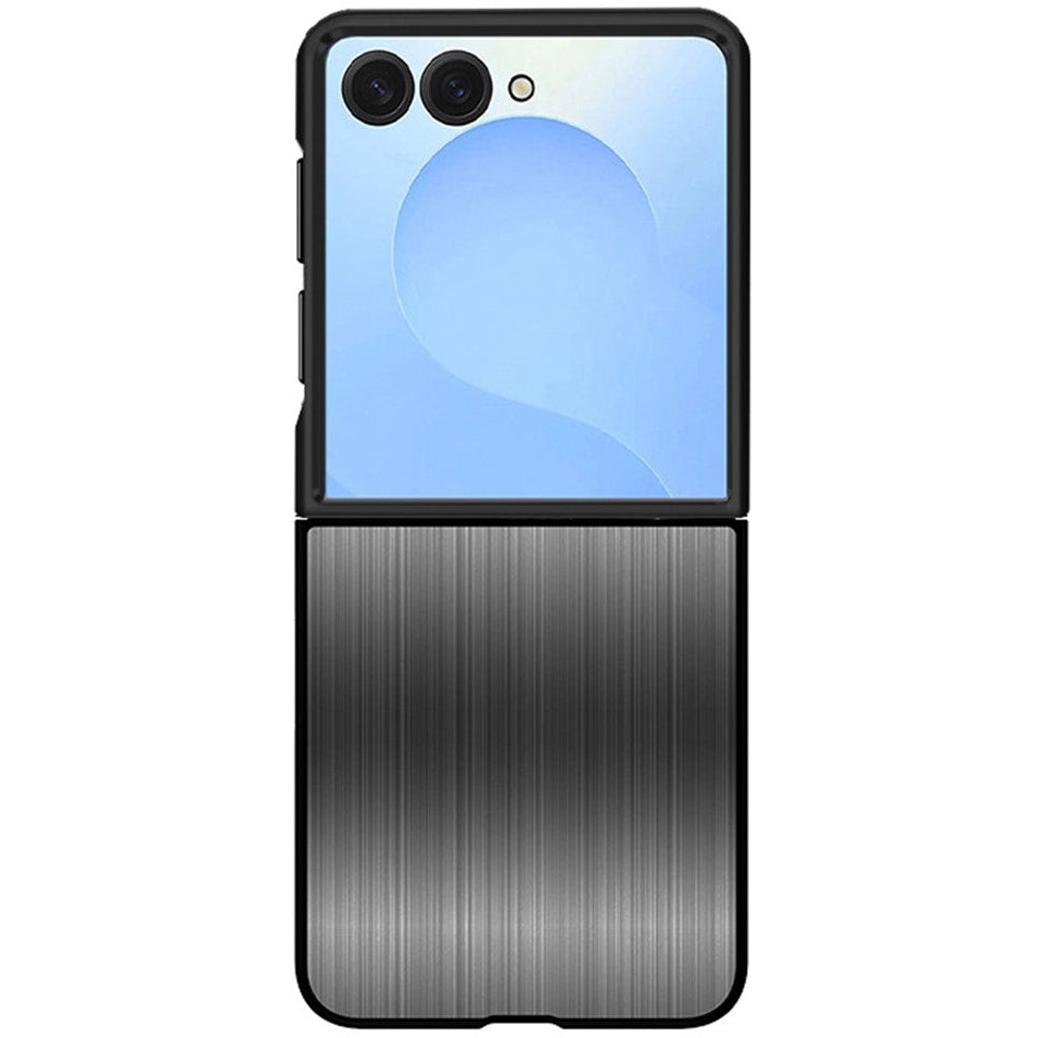 Metallstruktur Optik Hartplastik Hülle/Case für Samsung Galaxy Z Flip 8 | ZITOCASES®