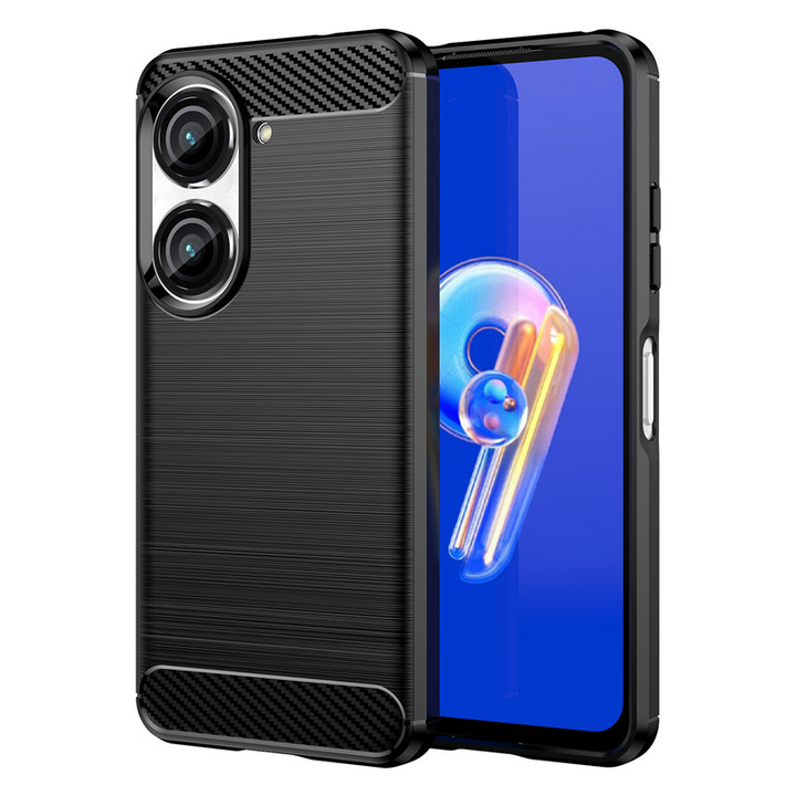 Edle Carbon Akzente Soft Hülle/Case verschiedene Farben für Asus ZenFone 11 Ultra, 10, 9, 8, 7 Pro, 6 | ZITOCASES®