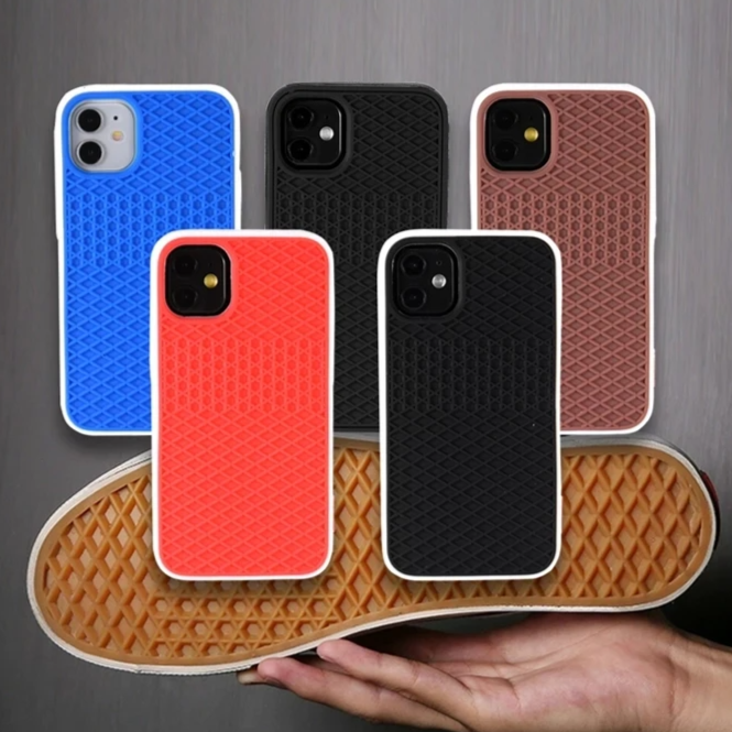 3D Schuhsohlen-Optik Silikon Hülle/Case für iPhone 16, 15, 14, 13 -Serie | ZITOCASES®