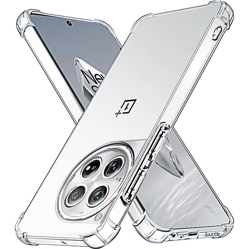 Transparente Airbag Hülle/Case für OnePlus 13R, 13, 12R, 12, 11, 10T, 10 Pro, 9, 9 Pro, 8, 8 Pro, 8T, Nord, 4, 3, 2, CE | ZITOCASES®