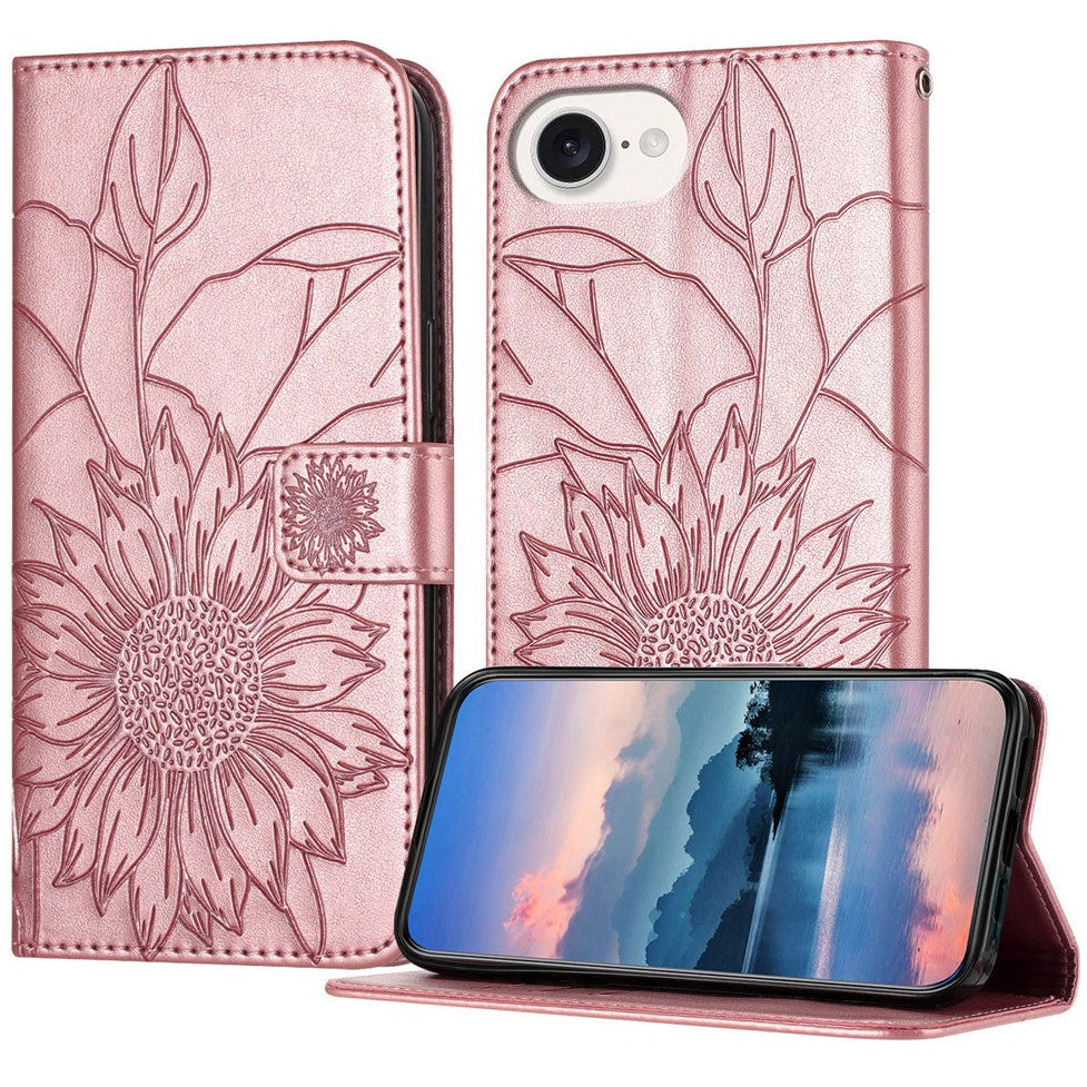 Mandala-Blumen Kunstleder Klapp Hülle/Flip Case für iPhone 17e | ZITOCASES®