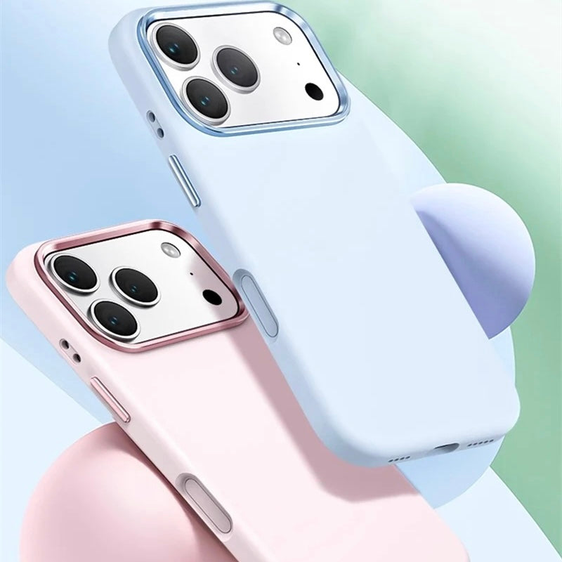 Silikon Hülle/Case mit Chrom Akzenten für iPhone 17 Pro, 17 Pro Max | ZITOCASES®