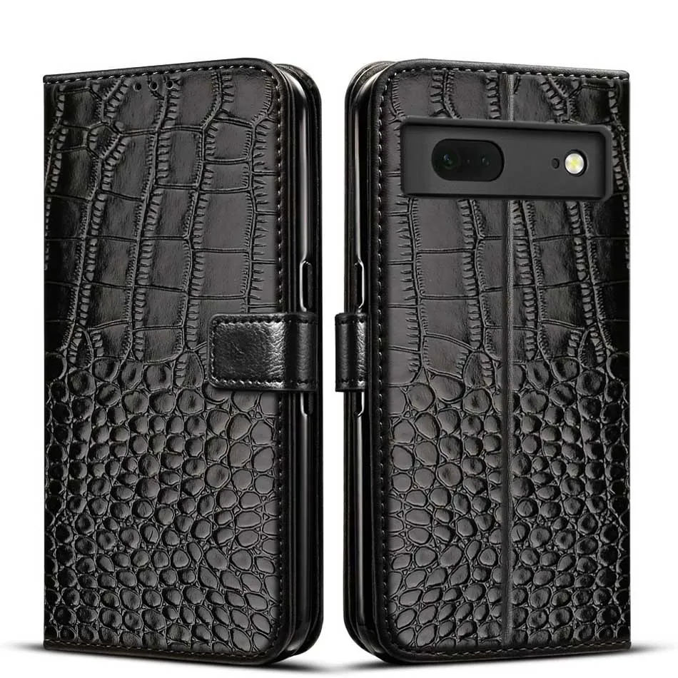 Krokodil-Leder Optik Klapp Hülle/Flip Case für Google Pixel 9, 9 Pro, 9 Pro XL, 9A, 8, 8 Pro, 8A, 7, 7 Pro, 7A, 6, 6A, 6 Pro, 5, 4, 4 XL, 4A, 3, 3 Xl, 3A, 3A XL | ZITOCASES®