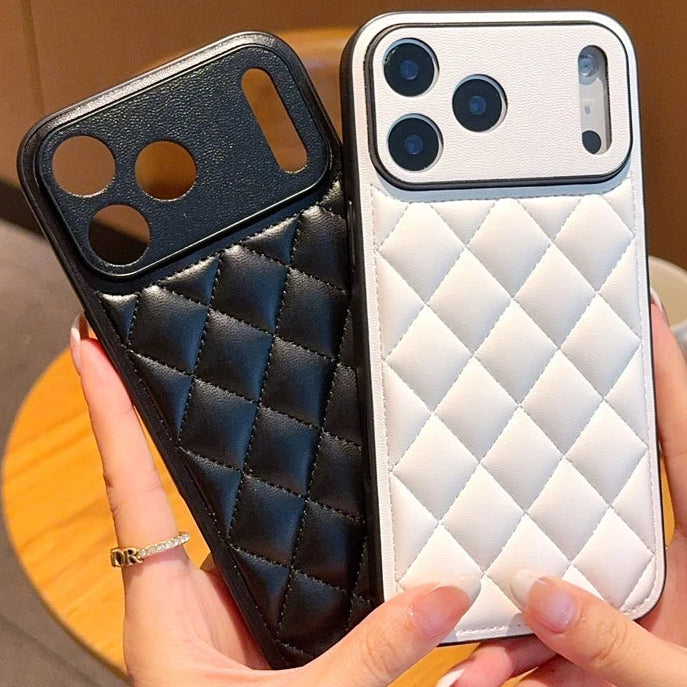 Karierte Kunstleder Hülle/Case für iPhone 17 Pro, 17 Pro Max | ZITOCASES®