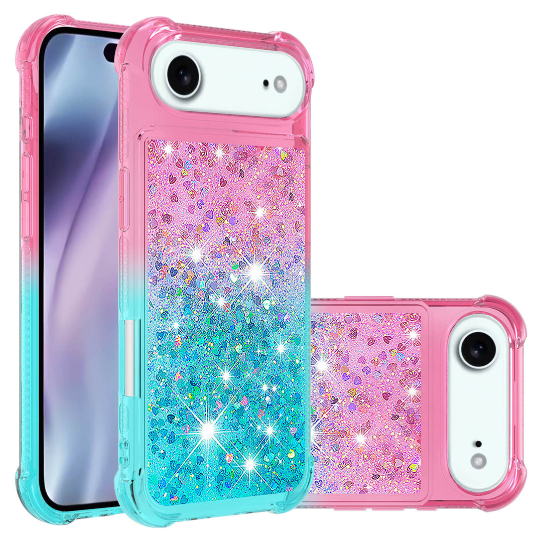 Liquid Schwimmende Glitzer Flakes Hülle/Case für iPhone Air | ZITOCASES®