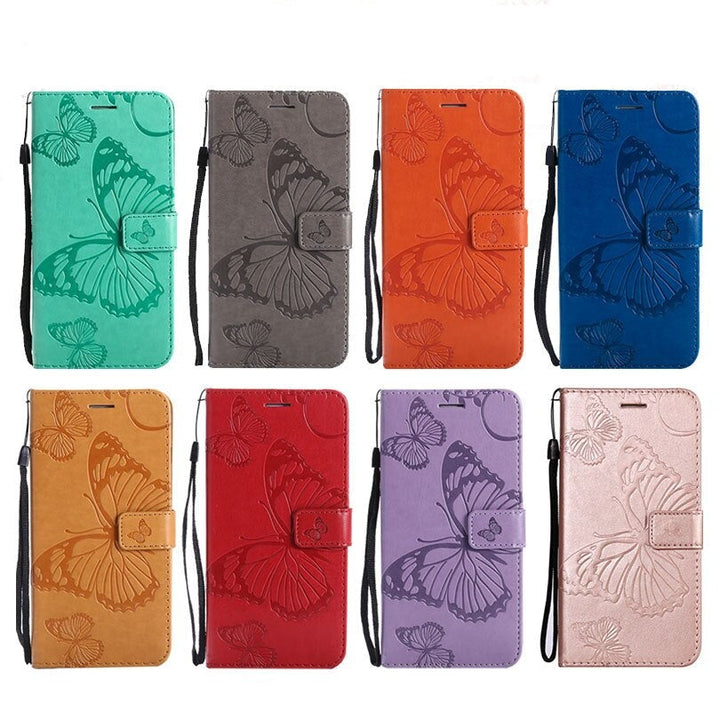 Schmetterling Motiv Kunstleder Klapp Hülle/Flip Case für iPhone 16, 15-Serie | ZITOCASES®