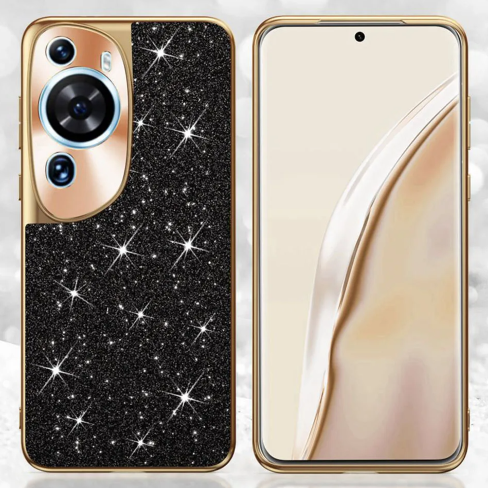 Glitzer/Gold Soft Hülle/Case für Huawei Pura 70, 70 Pro, 70 Ultra, P60 Pro, P50, P50 Pro, P40, P40 Pro, P40 Lite, P30, P30 Lite, P30 Pro, P20, P20 Pro, P20 Lite, Mate 60 Pro, 50 Pro, 40 Pro, Nova 12s, 12i, 12 SE | ZITOCASES®