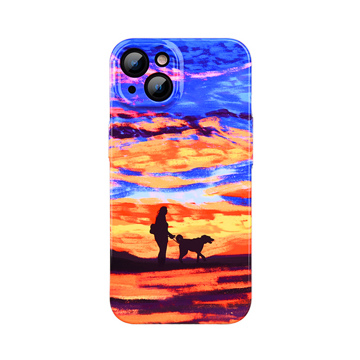 Sonnenuntergang/Gemälde Plastik Hülle/Case für iPhone 16-Serie | ZITOCASES®