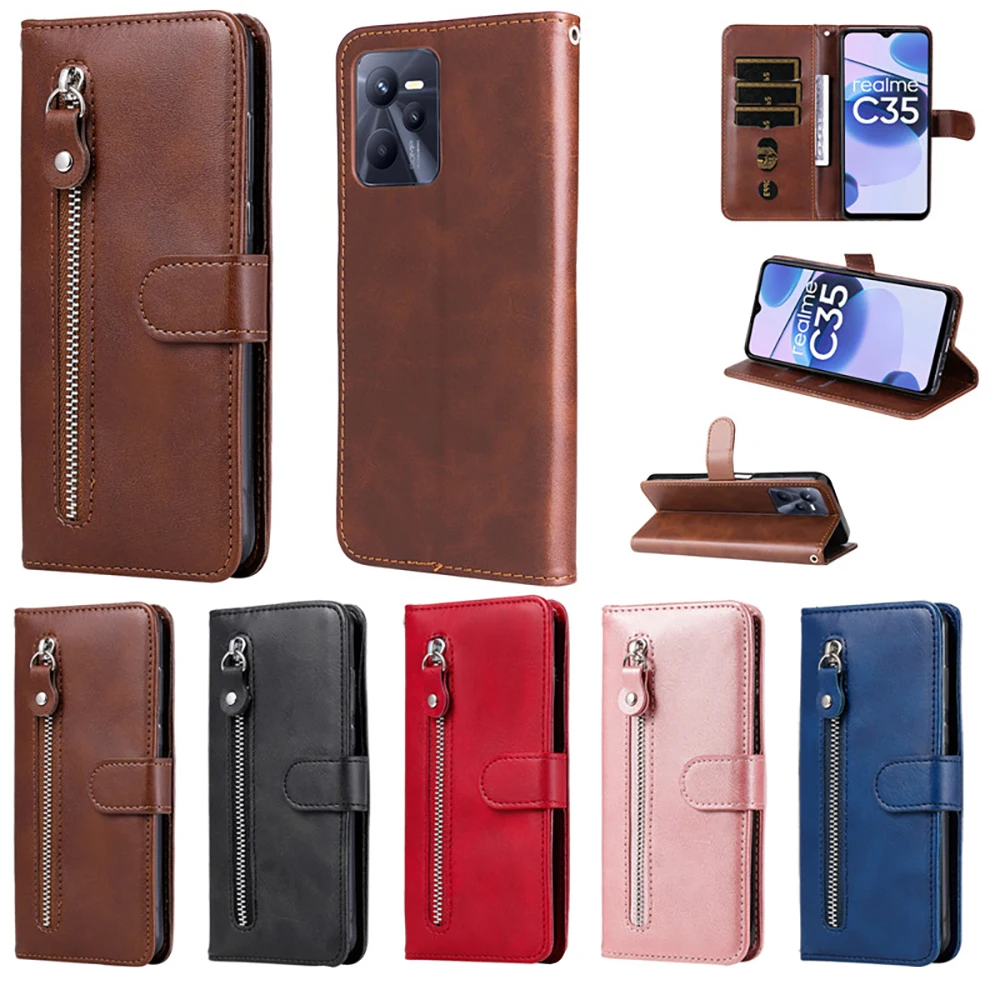 Kunstleder Klapp Hülle/Case mit Kartenfach für Realme GT 7 Pro, GT 6, 6T, NEO 5, 3T, 3, 2, Master Edition, Narzo 50, 30, X50, X2 Pro, X2, C75, C55, C51, C35, C33 C31, C30, C25Y, C21Y, C11, 14X, 14 Pro, 12 Pro Plus, 12 Plus, 12 Pro, 12, 9 Pro Plus | ZITOCASES®