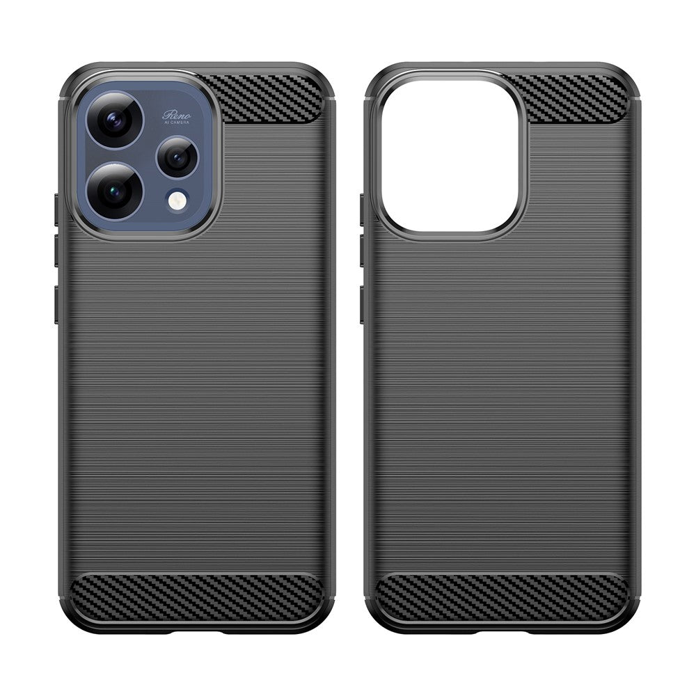 Metallstruktur/Carbon Optik Silikon Hülle/Case für Oppo Reno 15, 15 Pro, 15 FS, 15 F | ZITOCASES®