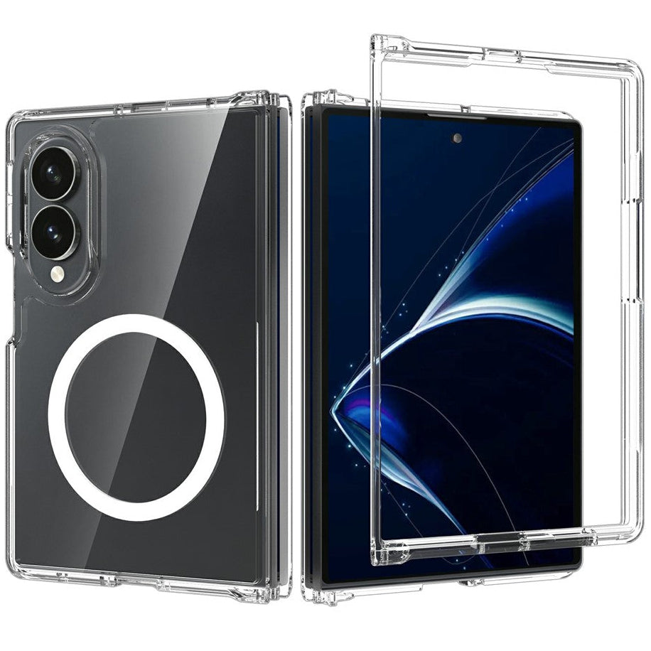 Kristallklare MagSafe/Magnet Hartplastik Hülle/Case für Samsung Galaxy Z Fold 8 | ZITOCASES®