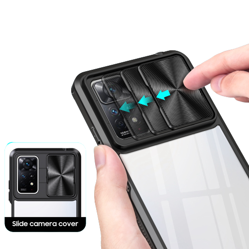 Transparente Kamera Schutz Panzerglas Hülle/Case für Xiaomi Poco F5-Serie | ZITOCASES®