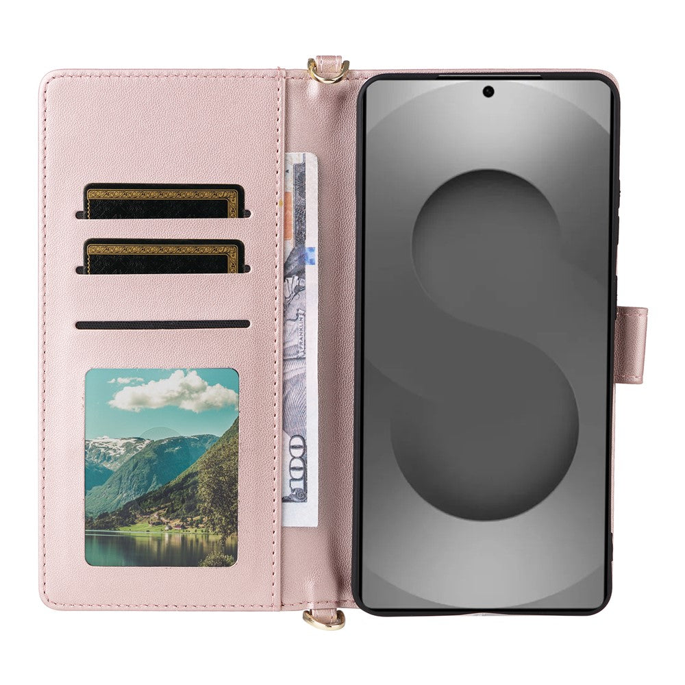Karierte Kunstleder Brieftaschen Hülle/Case für Samsung Galaxy S26, S26 Plus, S26 Ultra
