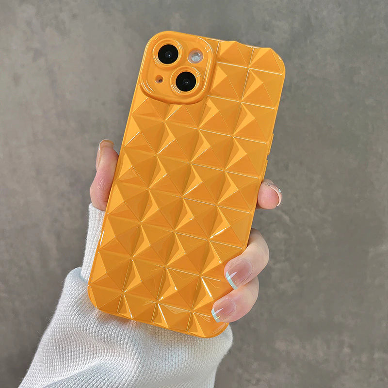 3D Nieten Silikon Hülle/Case für iPhone 16, 15-Serie | ZITOCASES®