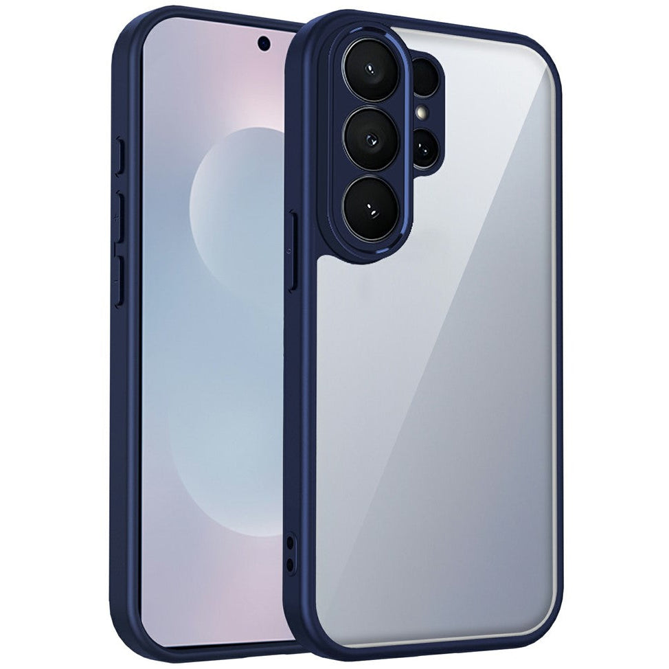 Transparente Silikon/Plastik Hülle/Case mit buntem Rahmen für Samsung Galaxy S26, S26 Plus, S26 Ultra | ZITOCASES®