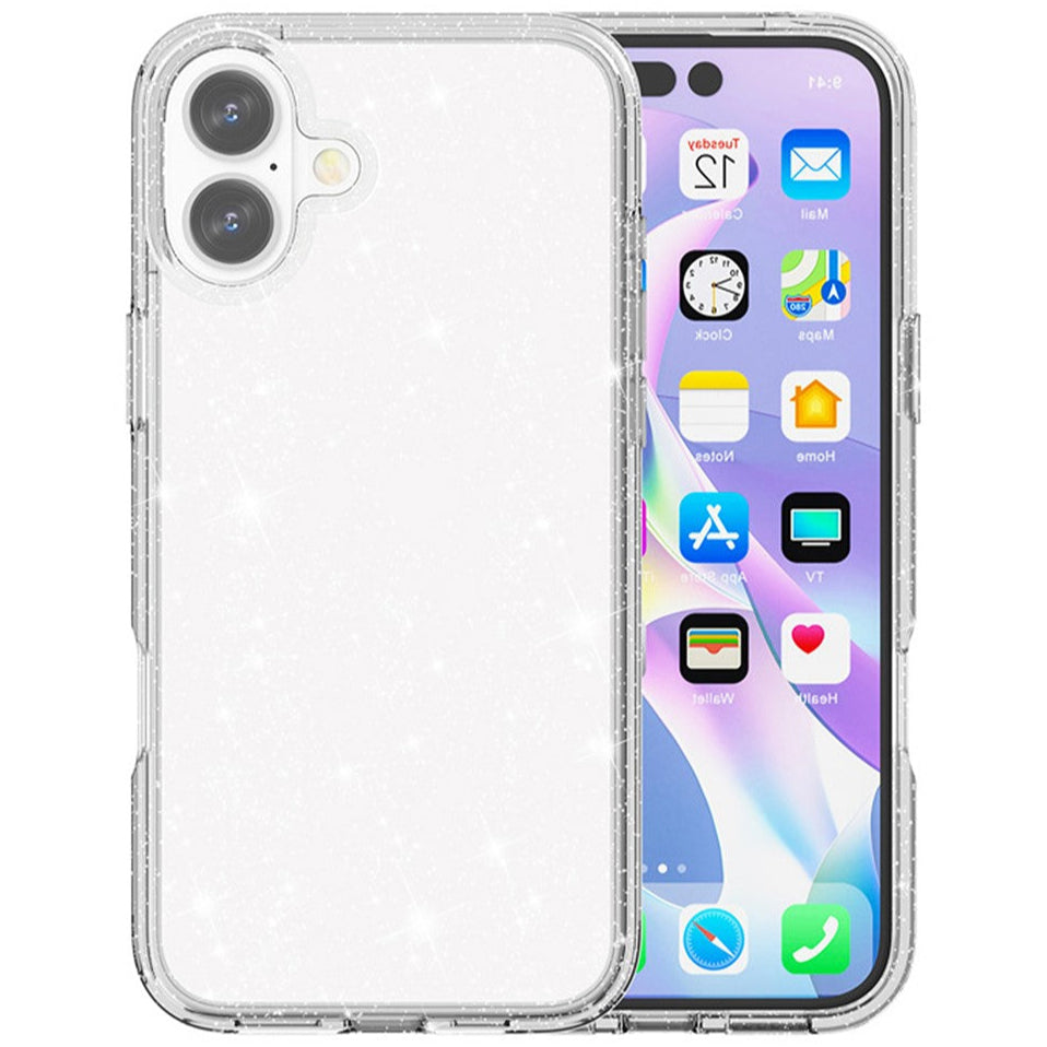 Bunte/Transparente Glitzer Silikon Hülle/Case für iPhone 17 | ZITOCASES®