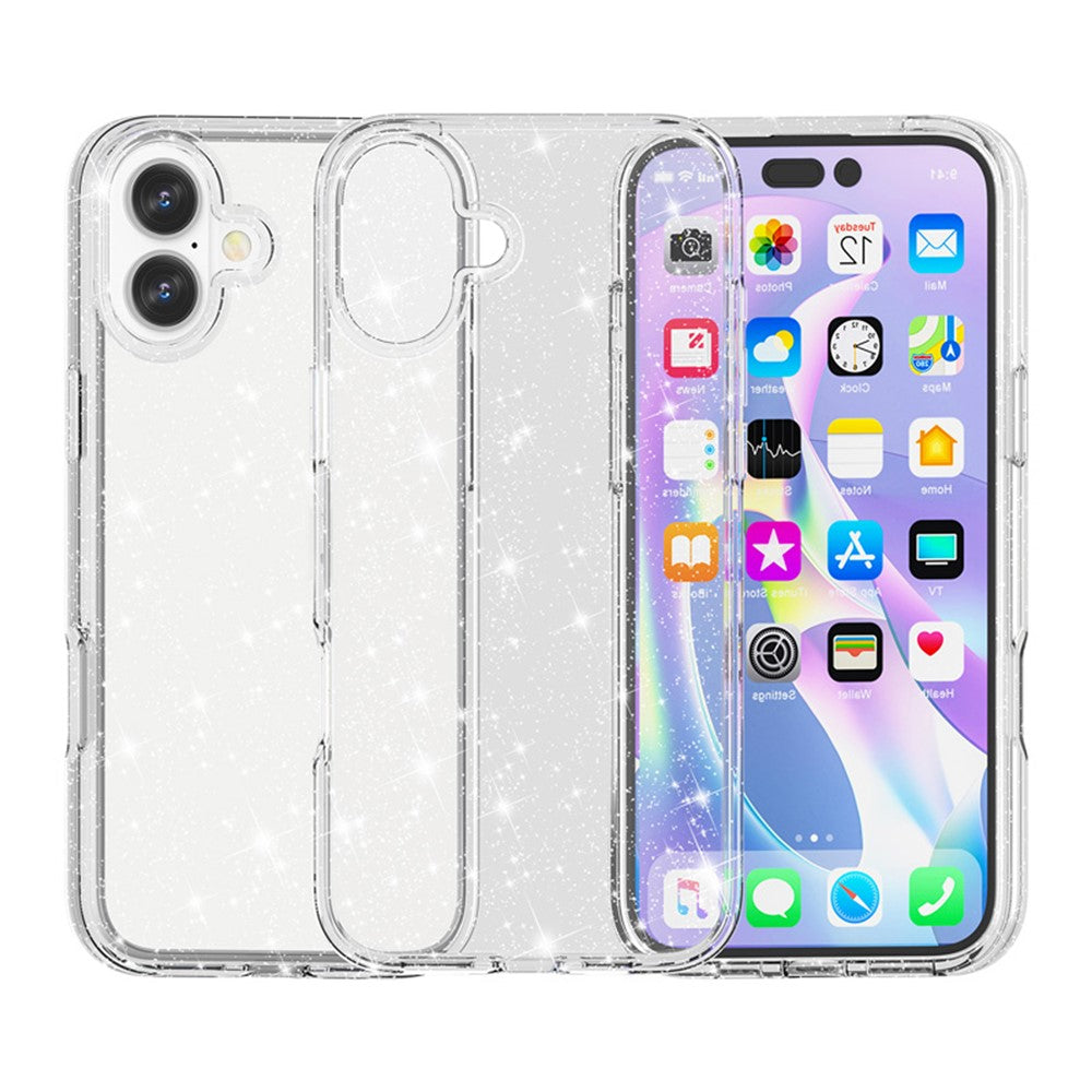 Bunte/Transparente Glitzer Silikon Hülle/Case für iPhone 17 | ZITOCASES®